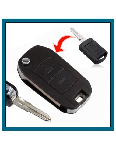MANDO CARCASA LLAVE key shell OPEL Vauxhall CHEVROLET de 2 o 3 botones esp.HU100 