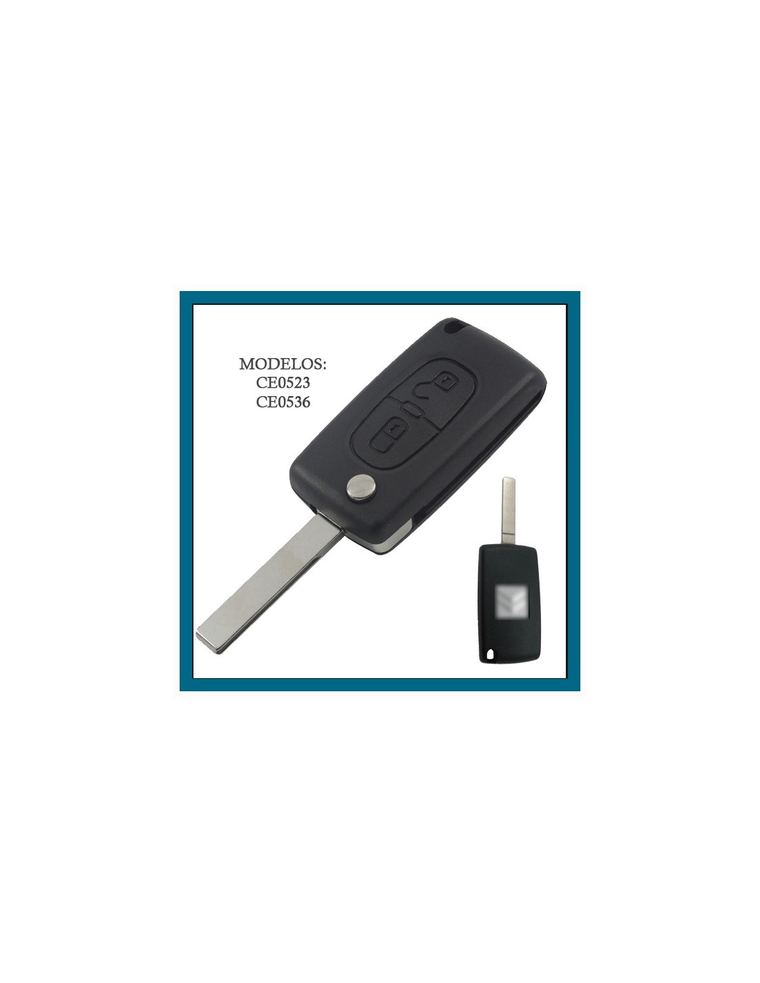 Carcasa llave Citroen 2 Botones MVLLACI001 – Electrónica Visión